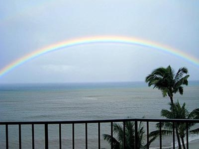 Full rainbow from Lanai 